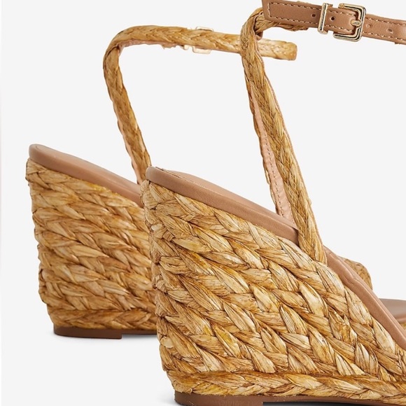 Express woven wedge sandals size 8.5 - Picture 5 of 8